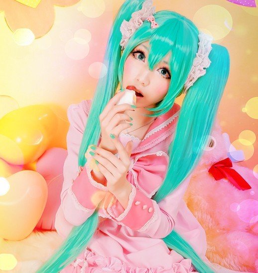 台湾萌妹子还原初音未来cos